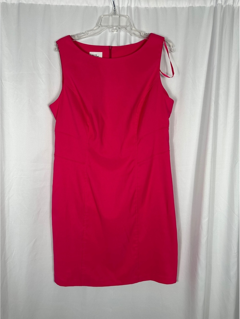ALYX Limited Women's Sleeveless Sheath Dress Size 16 Pink